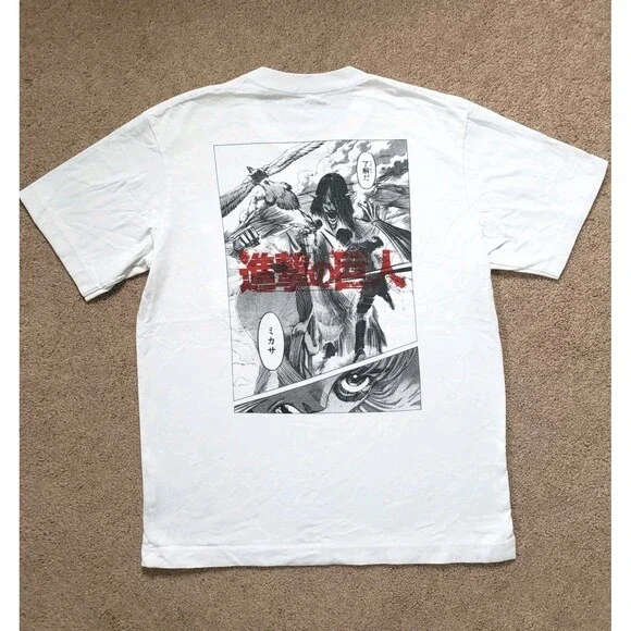 Uniqlo Shirts Attack On Titan Uniqlo Ut Graphic Anime Tshirt